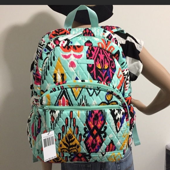 New Vera Bradley Laptop Backpack - Picture 1 of 6